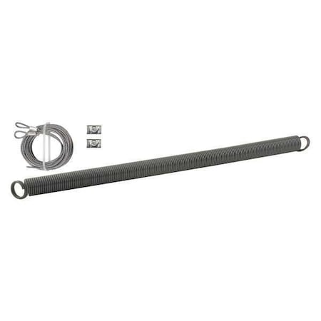 Garage Door Extension Spring, 16 in., Heavy Duty, Safety Cable (Single Pack)