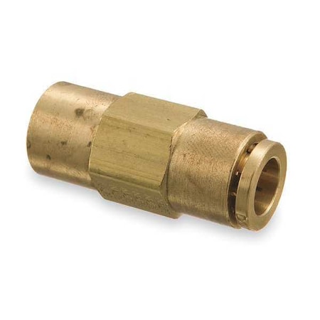 Strt,Brass,Push-Fit3/8in,NPTF3/8in