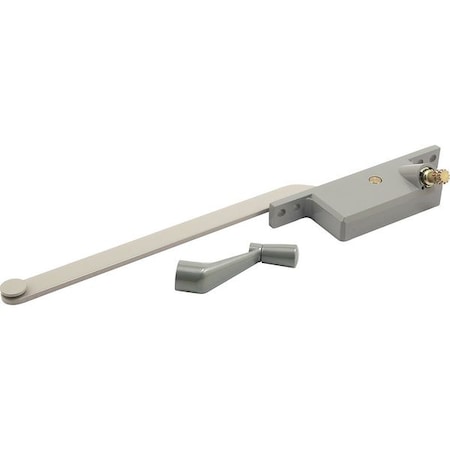Steel Casement Operator, 9 in. Arm, Square Housing, Aluminum, Right (Single Pack)