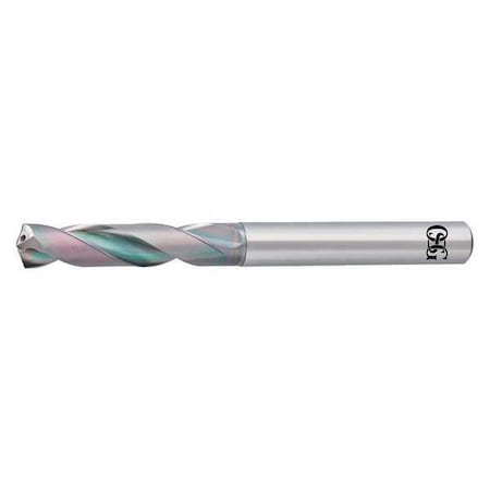 Screw Machine Drill Bit, #13 Size, 140  Degrees Point Angle, Solid Carbide, EgiAs Finish
