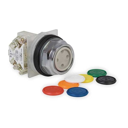 Push Button Operator, Flush, Momentary Action, Not Applicable Release, Non-Illuminated