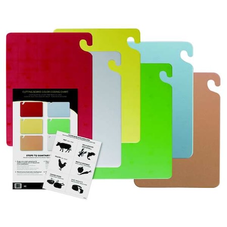 Cutting Board Set,Includes 6 Boards, PK6