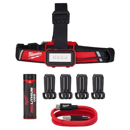 USB RECHARGEABLE LOW-PROFILE HEADLAMP KIT