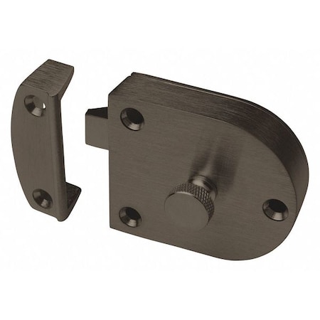 Gate Latch,2-1/16 In W,Oil Rubbed Bronze