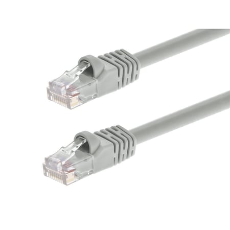 Ethernet Cable,Cat 6,Gray,14 ft.