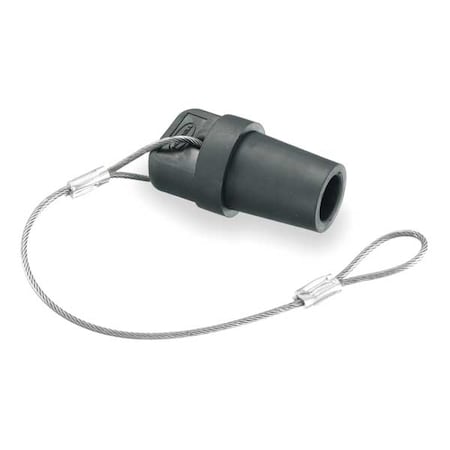 Cap,Black,300/400 Amp Male Single Pole