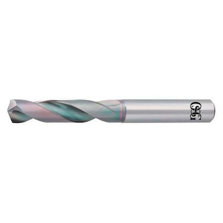 Screw Machine Drill Bit, 14.00 mm Size, 140  Degrees Point Angle, Solid Carbide, EgiAs Finish