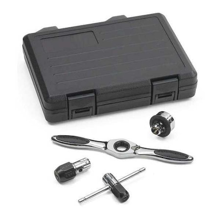 5 Piece Ratcheting Tap and Die Drive Accessory Set