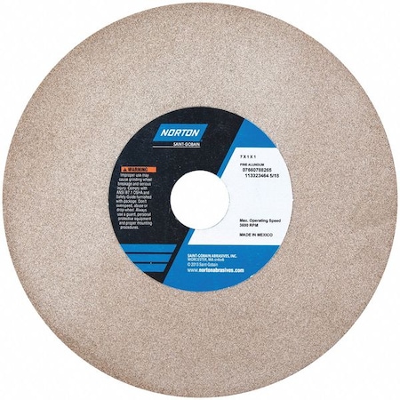 Grinding Wheel, T1, 7x1x1, 100/120G, Brown
