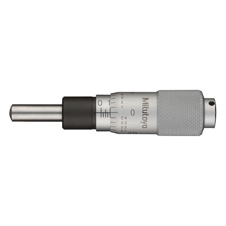 Micrometer Head,0 to 1/2" Range,Steel