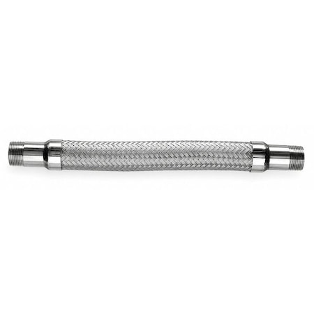 1-1/4" Dia x 12" L 316 SS Flexible Metal Hose