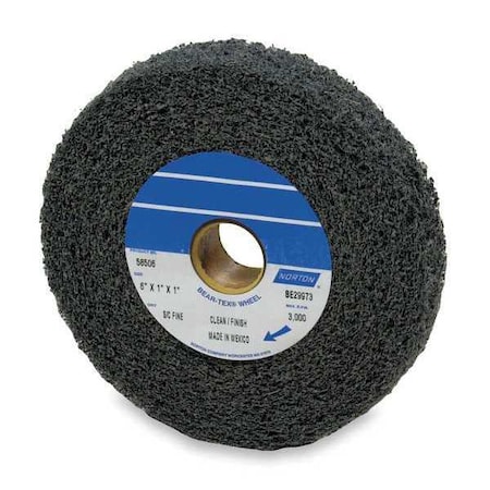 Convolute Wheel, Clean/Finish, 6x2x1, FN