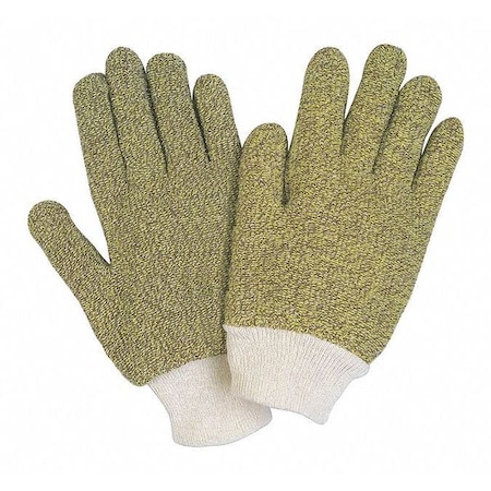 Cut Pro(R) 9430K Reg Weight Terry Kevlar Brown Cotto,PK12, 500  Degrees F Max Temp., Knit Cuff