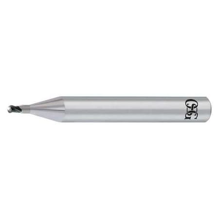 Ball End Mill,45.00mm L,4.00mm Shank dia