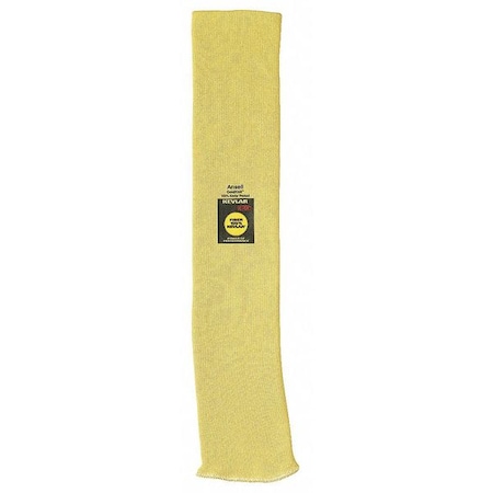 Cut Resistant Sleeve,14 in.,Yellow