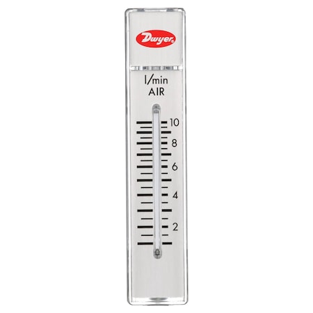 Flowmeter, range.2-2 SCFH air.