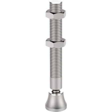Swivel Foot Spindle,M10x1.50,0.66,3 L