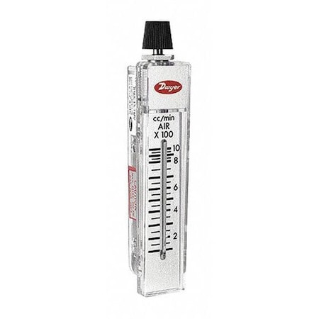 Flowmeter, range 1-20 GPH water.