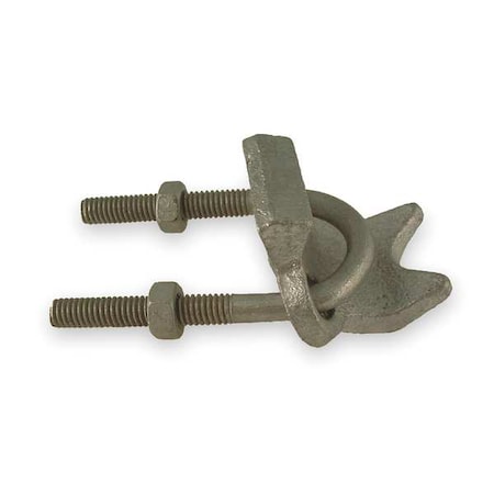 Clamp, EMT; IMC; RMC Use, 3 in, Malleable Iron, Galvanized
