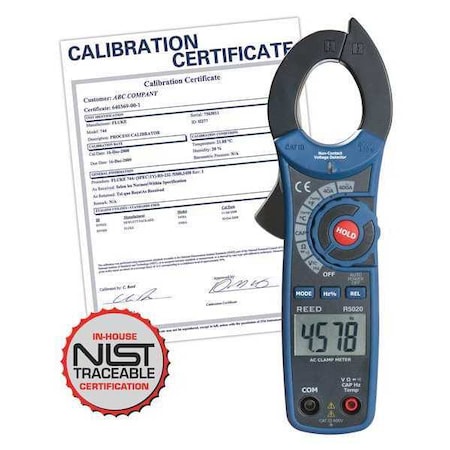 400A AC Clamp Meter w/Temperature and Non-Contact Voltage Detector