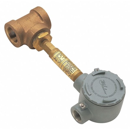 Flow Switch, Brass, Brass, For Use With, Alarm, Eyewash, Shower