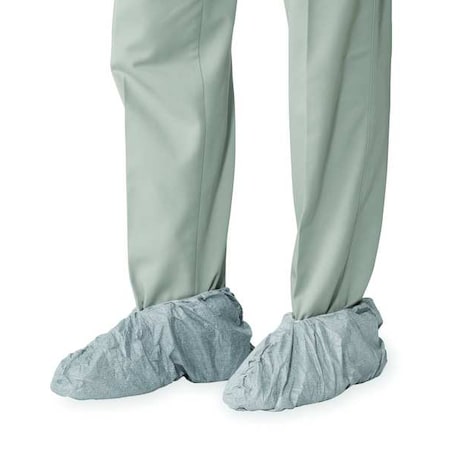 Disposable Shoe Covers, Tyvek(R) 400 FC, Gray, Slip Resistant Sole: Yes ,Universal