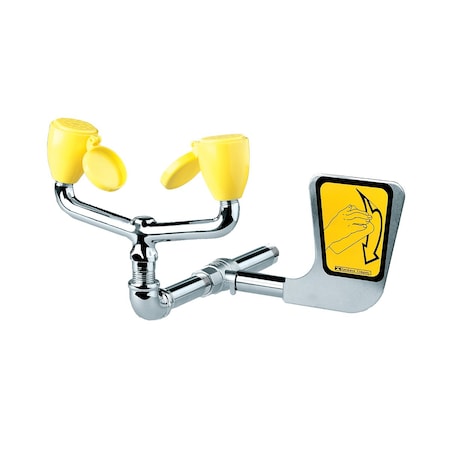 Eye/Face Wash Station, Wall Mounted, 7.25 H., 12.125 W