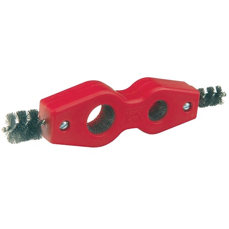 7-3/4" High Carbon Steel Copper Pipe Cleaning Brush with 1/2", 3/4" Capacity