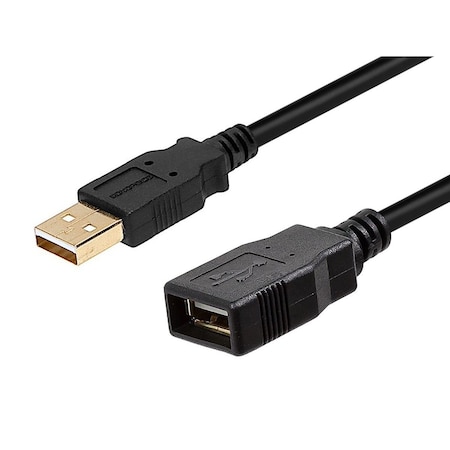 USB 2.0 Extension Cable,3 ft.L,Black