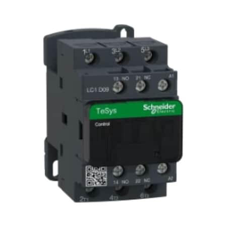 IEC Magnetic Contactor, 1NC/1NO, 120V AC, 3 P, Non-Reversing, Screw Clamp
