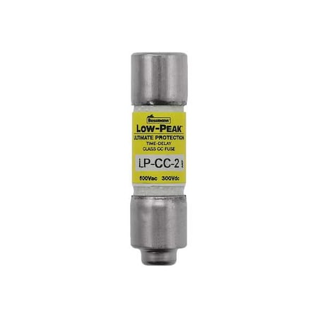 CC Class, Time-Delay, 2A, 600V AC, Non-Indicating