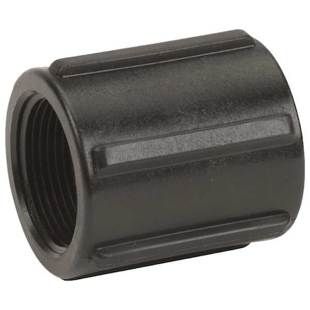 Coupling, Polypropylene, 1-1/4", Schedule 80, 300 psi Max Pressure