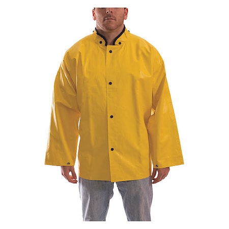 Magnaprene Flame Resistant Rain Jacket, Yellow, 4XL