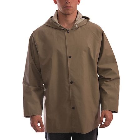 Magnaprene Flame Resistant Rain Jacket, Tan, 4XL