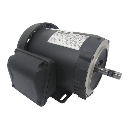 Three-Phase General Purpose Motor, 2 HP, 56HC Frame, 230/460V AC Voltage, 3480 Nameplate RPM