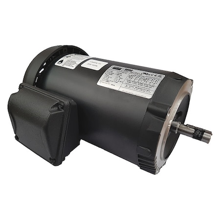 Three-Phase General Purpose Motor, 1 HP, 56C Frame, 230/460V AC Voltage, 3520 Nameplate RPM