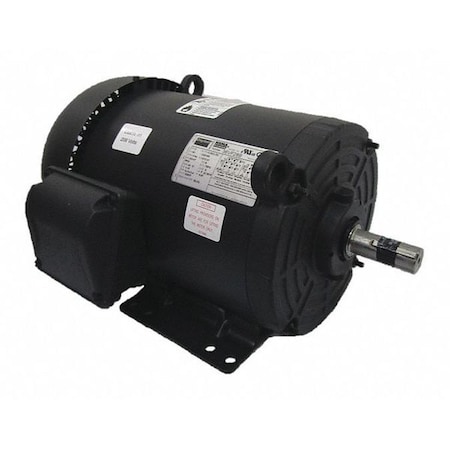 Three-Phase General Purpose Motor, 3 HP, 182/4T Frame, 230/460V AC Voltage, 1765 Nameplate RPM