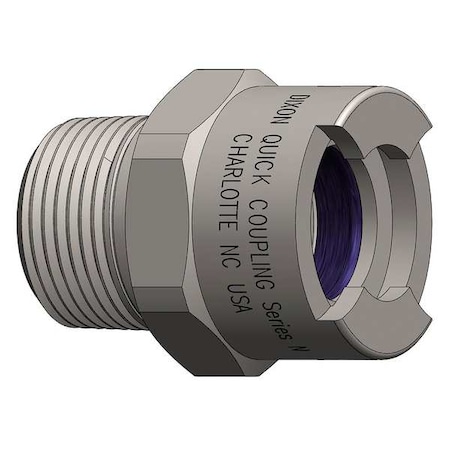 Female to Bowes Coupler,(M)NPT,1/2,Brass