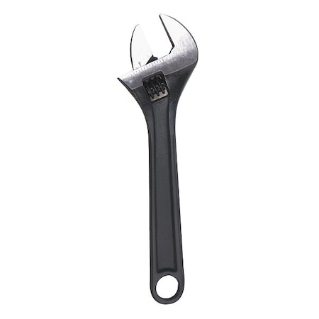 Adjustable Wrench, 18 in, 2 in Jaw Capacity, Black