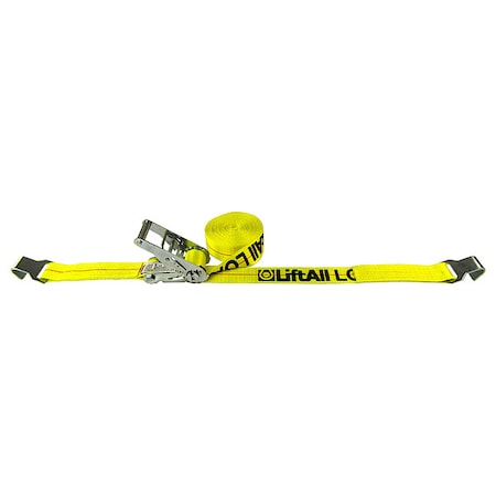 Cargo Strap,Ratchet,27 ft x 2 In,1600 lb