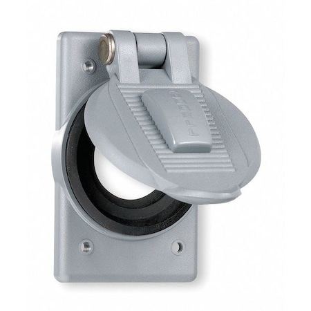 Weatherproof Cover, FS or FD Weatherproof Boxes Box Type, 1 Gang, Thermoplastic