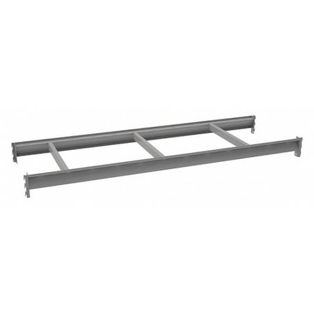 Shelf, 24 in D, 72 in W, Industrial Gray