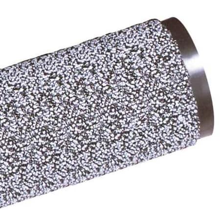 Entrance Mat, Polypropylene, 3/8 in Thick, Gray, 3 ft W x 4 ft L