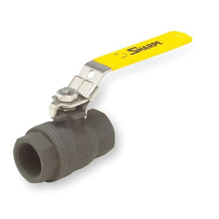 1" FNPT Carbon Steel Ball Valve Inline