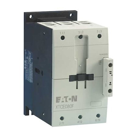 IEC Magnetic Contactor, No Auxiliary Contacts, 208V AC, 3 P, Non-Reversing, Screw