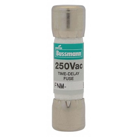 Midget Fuse, Time-Delay, 0.40A, 250V AC, Non-Indicating, 10kA at 125V AC, 35A at 250V AC