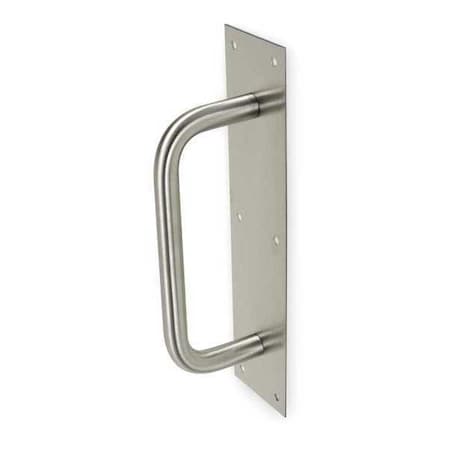 Pull Plate, Barrier-Free, Aluminum, 3 x12