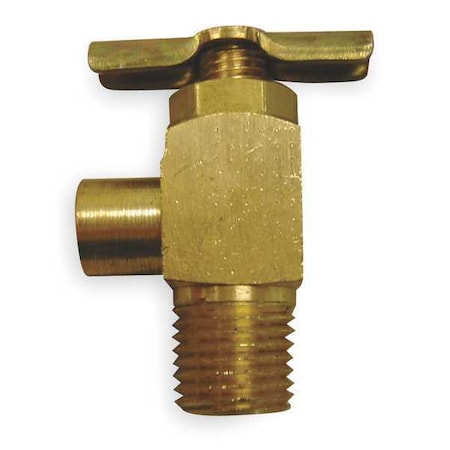 Drain Cock,Brass,MNPT,1/8 In