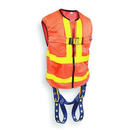 Delta(TM) Full Body Harness, Universal (S/M/L/XL), 420 lb., Mating Chest/ Tongue Leg Straps