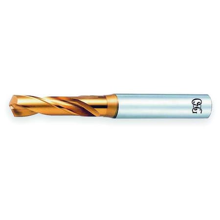 Screw Machine Drill Bit, #20 Size, 130  Degrees Point Angle, Cobalt Steel, TiN Finish, Spiral Flute